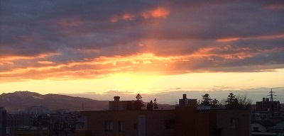夕日