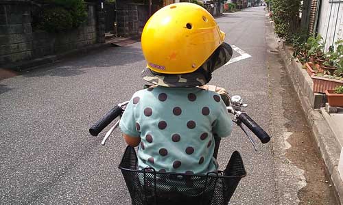 自転車に乗って