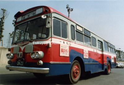 倉敷市交通局のふそうMR410(1969年式,三菱重工業)