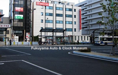 2012年12月24日 福山駅前バスのりば9番バース西端から東向きに撮影【クリックで大きく表示】