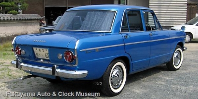 福山ハーレー会会長・渡辺健氏のプリンス スカイライン1500デラックス(S50D-1,1965年式) 2012年5月13日撮影【クリックで大きく表示】