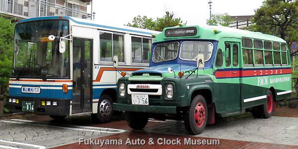 新旧ｕｄマークの中型バスミーティング Fukuyama Auto Clock Museum
