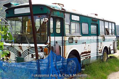 瀬戸内海交通 路線車の廃車体 いすゞBA05N(1977年式,川重車体工業)