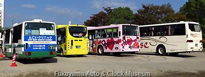 「ふくやまバスまつり2013」車両展示状況