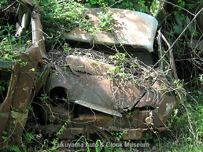 兵庫県某所の廃車体集積地に遺存していたマツダD1100(1959〜61年式)の廃車体