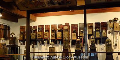 和時計展示コーナー