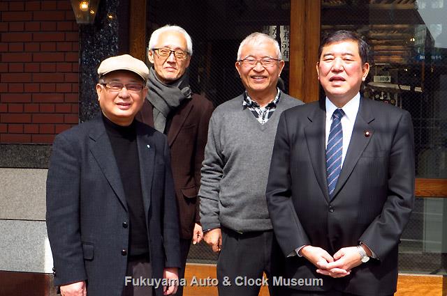 衆議院議員 石破茂氏ご来館記念写真 衆議院議員 石破茂氏ご来館記念写真