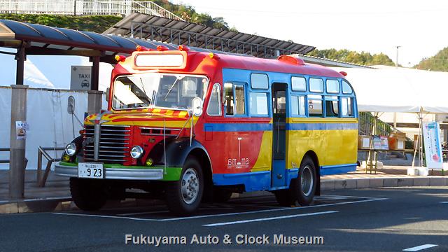 日野BA14 2018年10月21日、井原駅前において 2018年「井原市公共交通祭り」での日野BA14展示状況