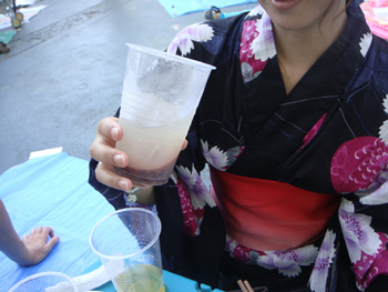 抹茶カクテル飲んでみる
