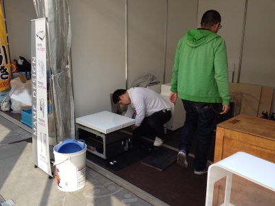 アクアリウムフェア設置1
