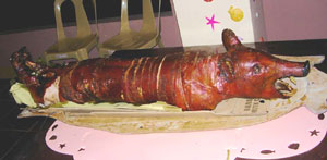 豚の丸焼き