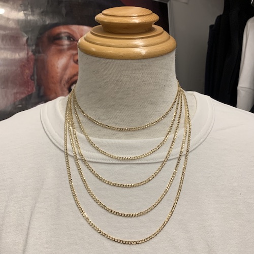 10K 金チェーン SOLID GOLD CUBAN ネックレス K10 10mm Solid Gold Cuban Link Chain - 10k 14k 18k | GOLDZENN