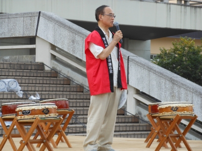 山田商団連会長の挨拶
