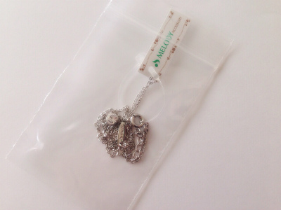 1粒スワロフスキーネックレス4