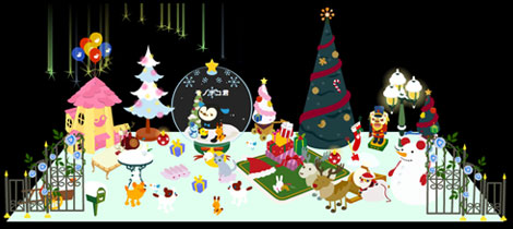 バルビレッジ(Barvillage)お部屋のクリスマスレイアウト