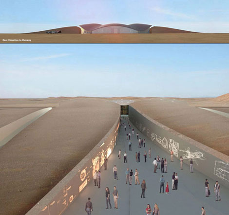 ニューメキシコの宇宙船空港(宇宙基地)