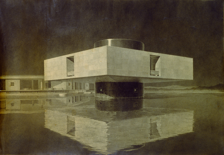 建築家白井晟一の作品探訪（親和銀行大波止支店/1963年/長崎市