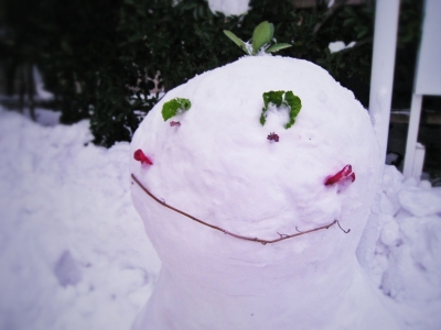 雪だるま２０１２年 と雪のオブジェ 今回は作り方も書きました Music Life
