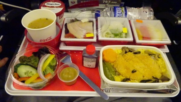 JAL712 機内食