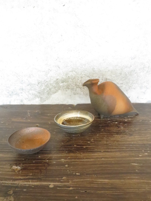 中里太亀 ☆ 唐津南蛮ぐい呑 ☆ 共箱栞 ☆ 酒器 ☆ 父： 中里隆
