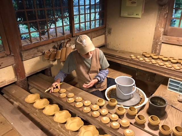 個展作品☆中里隆☆黄唐津土鍋☆希少作☆窯跡