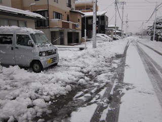 高田の雪模様