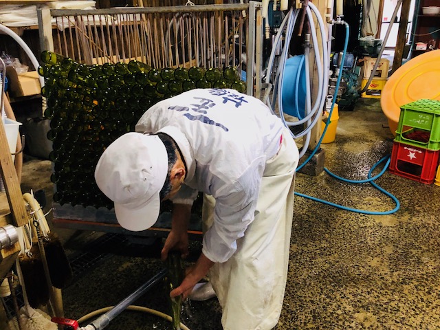 金鶴酒造り
