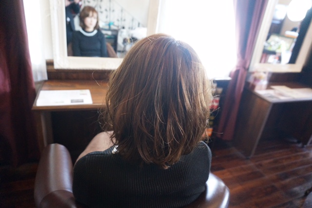 主婦ボブパーマ 津市美容室より