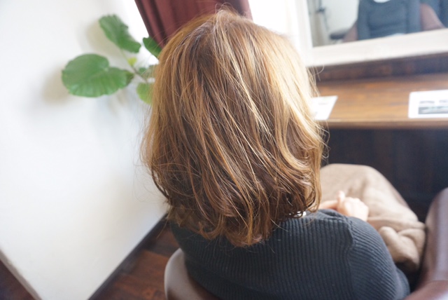 30代ボブパーマ 津市美容室より