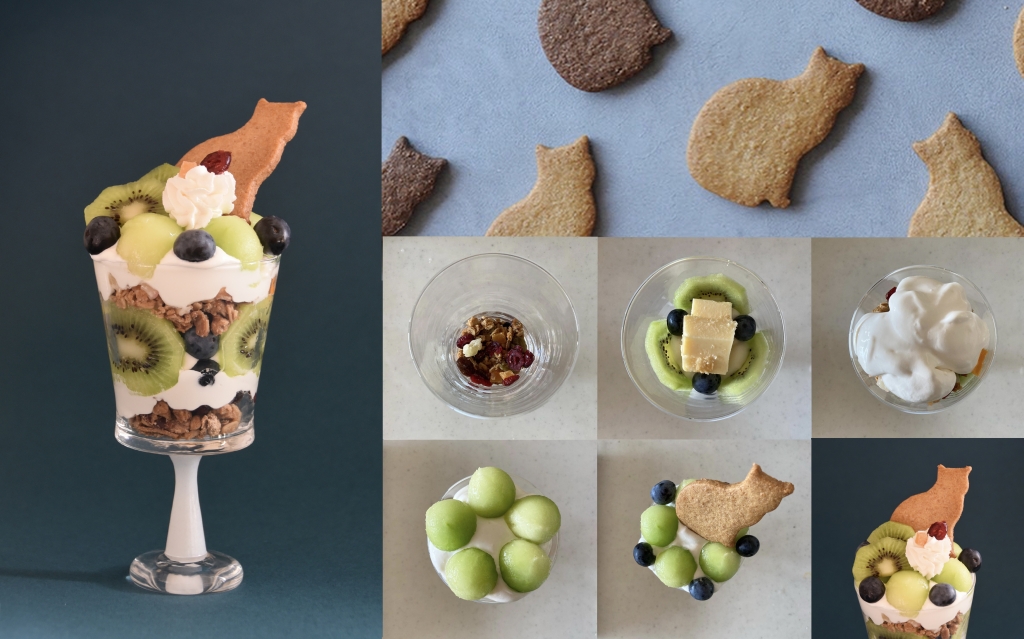 猫クッキーでパフェアレンジ！～夏のおうち時間の過ごし方～ | ジジの