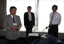 講師を務める2500地区小船井PGと笹谷さん