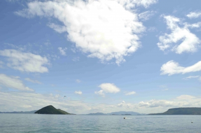 鬼ヶ島と屋島とボートポツン