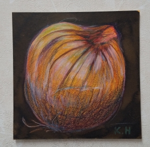 No.208】荒久田繁幸「玉ねぎ」 | 絵画レンタル販売 Art beans