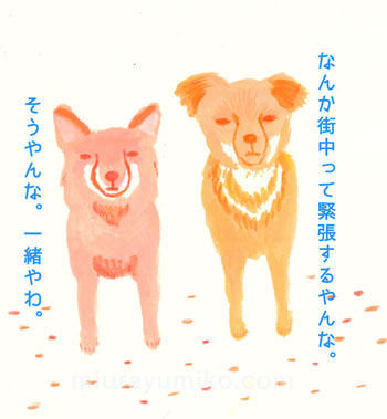真顔の犬