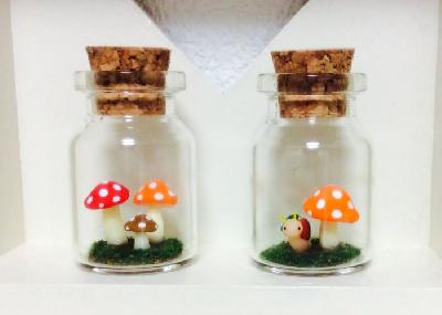 きのことかたつむり