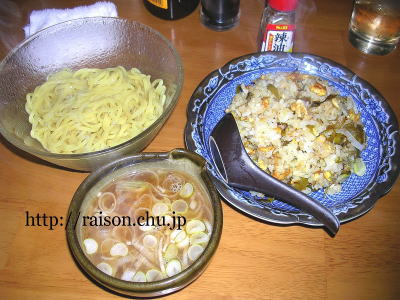 つけ麺とチャーハンのセット、美味し! 夕鶴万歳☆ つけ麺とチャーハンのセット、美味し! 夕鶴万歳☆
