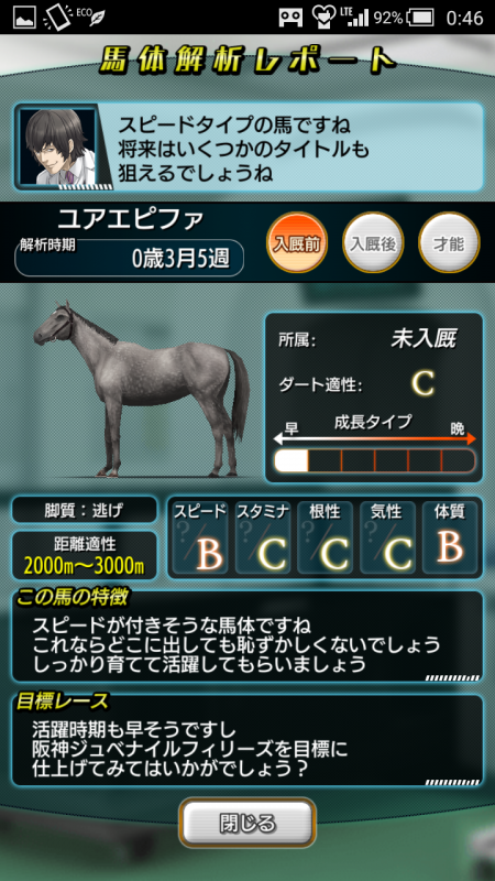 194年目 ついにクラシック３冠馬が誕生 うじさと牧場のダビマス日記