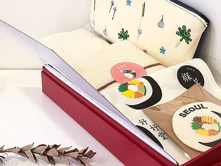 韓国 マルチポジャギ 「Water in Pink」 116 ポチャギ、暮らしの