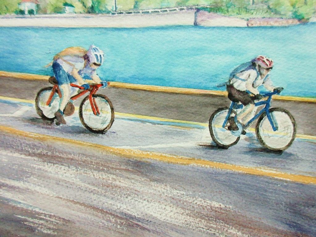 ベトナム絵画　値下げ　絵画　自転車カラー カスホ on X: 