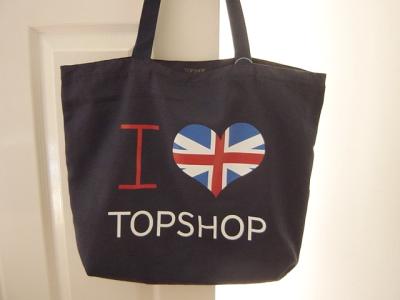 トップショップ TOPSHOP I LOVE TOP SHOP ECO BAG