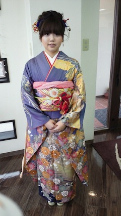 行橋市セシー美容室成人式後撮りの画像