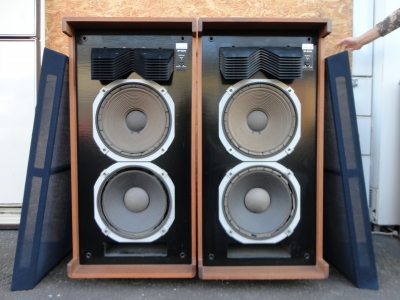 オーディオ機器 Sansui フロア型スピーカー 2ウェイ