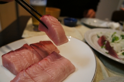 男の料理 ハガツオのお刺身とたたき 岡山中央水産有限会社