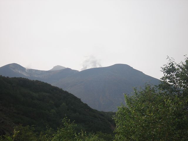 山が生きています