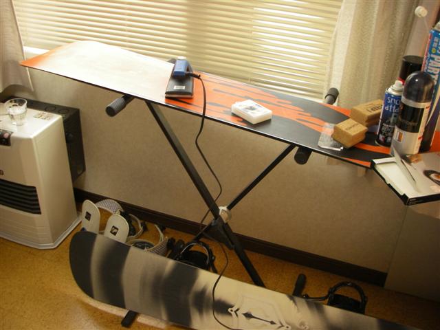 ワックスがけなど