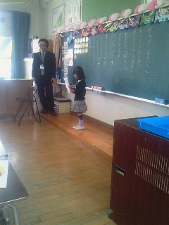 1年授業参観