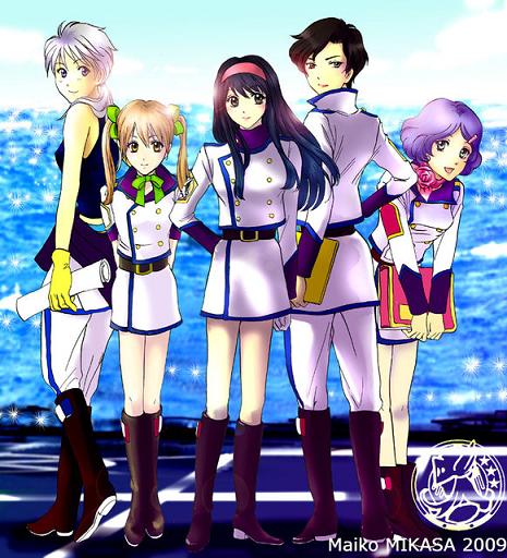 戦乙女が舞い降りた地で、のキャラクターイラスト