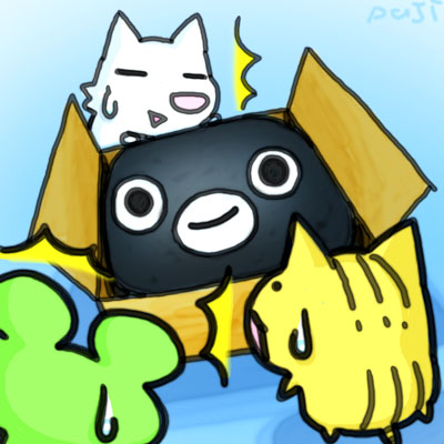 「でかっっ!??」「ふわふわニャ〜vvv」「どこ置くのねん!?」
