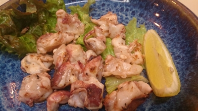 いか軟骨の塩焼き
