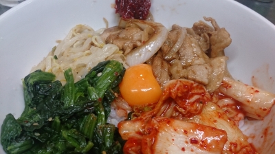 あっぱのビビンパ丼